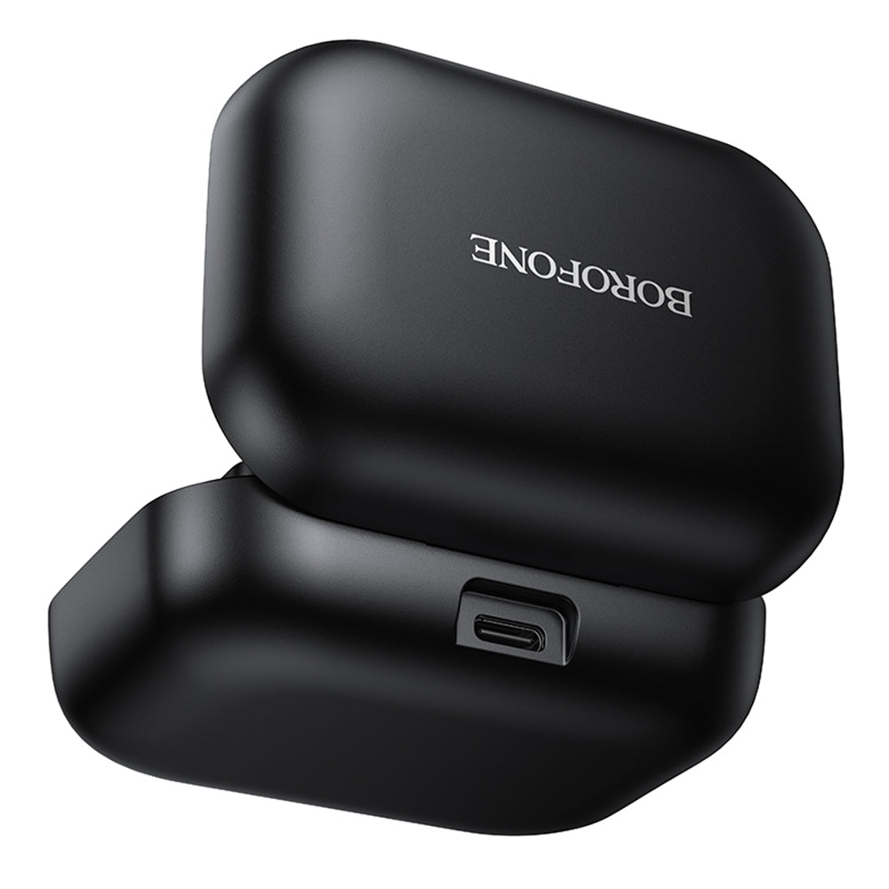 Borofone BFK17 Lemai lavalierimikrofoni, USB-C, 2 kappaleen setti, Musta