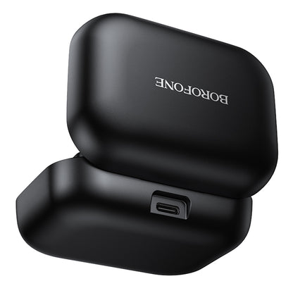 Borofone BFK17 Lemai lavalierimikrofoni, USB-C, 2 kappaleen setti, Musta