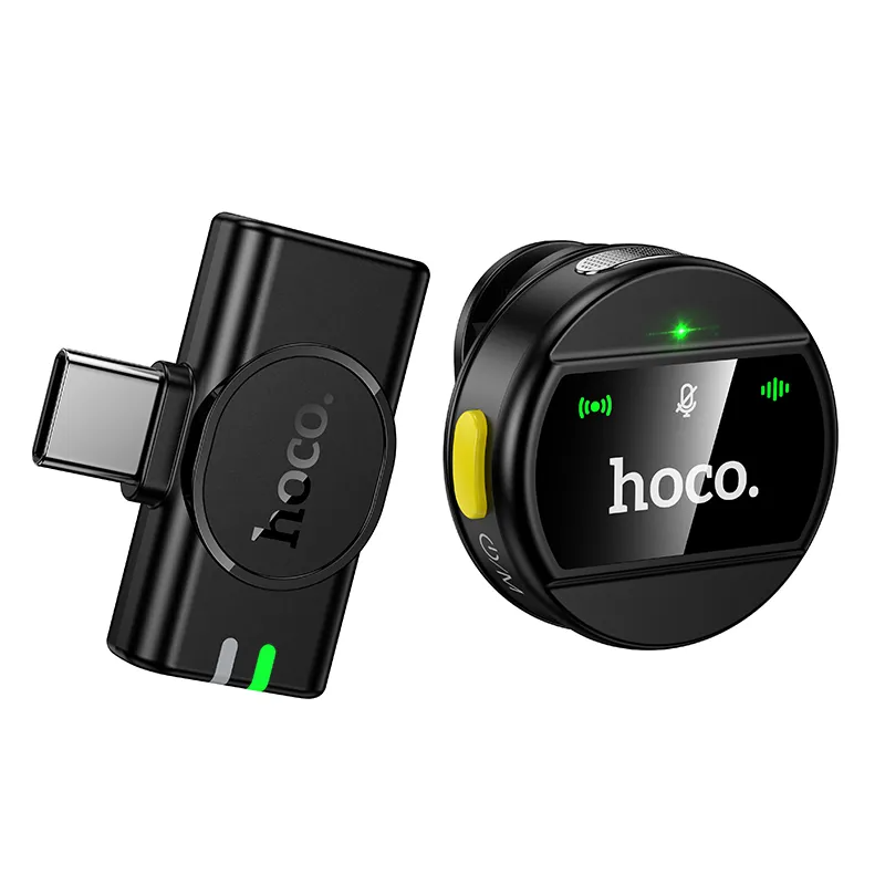 HOCO L21 -mikrofoni, USB-C, Musta