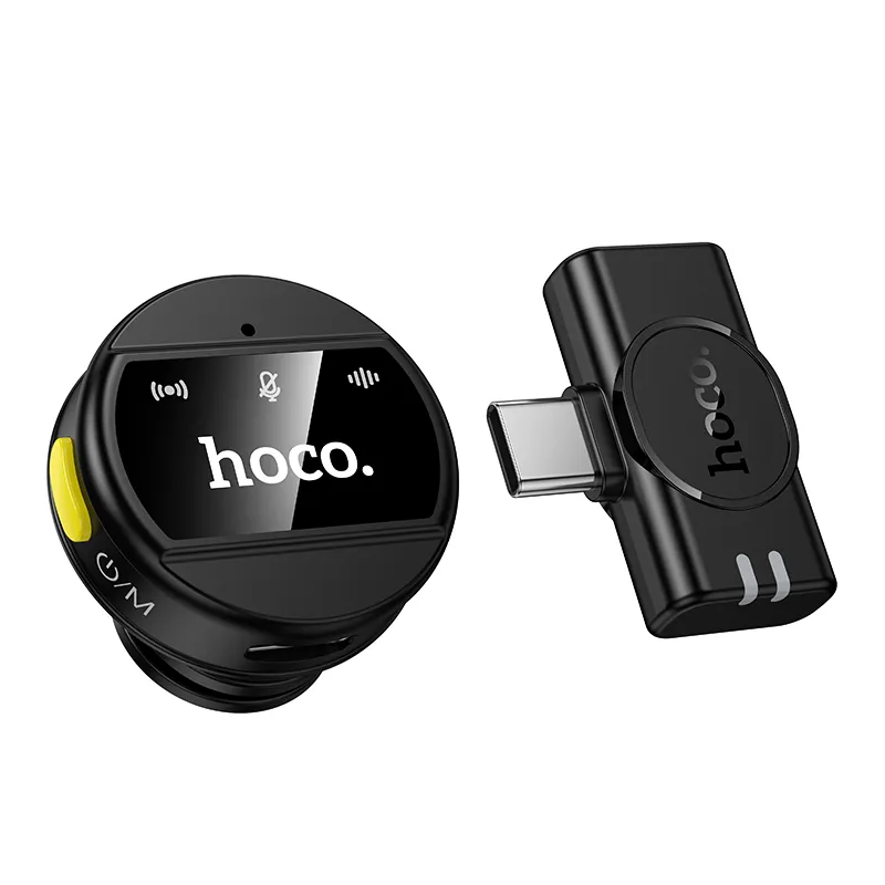 HOCO L21 -mikrofoni, USB-C, Musta