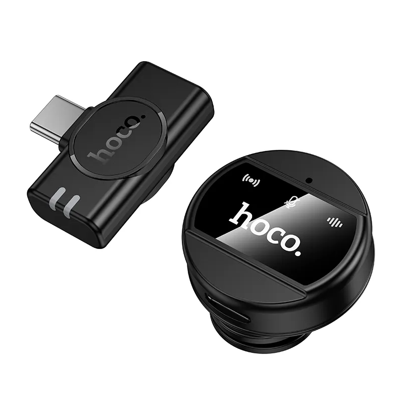 HOCO L21 -mikrofoni, USB-C, Musta