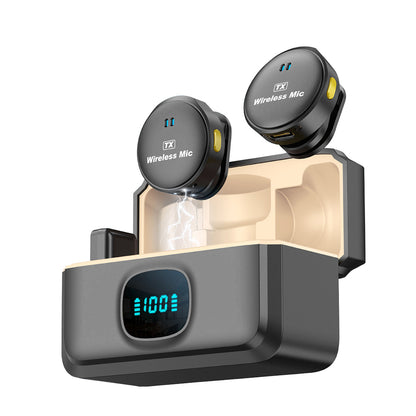 Techsuit LW5 Lavalier, Lightning, 2 kappaleen setti, Musta