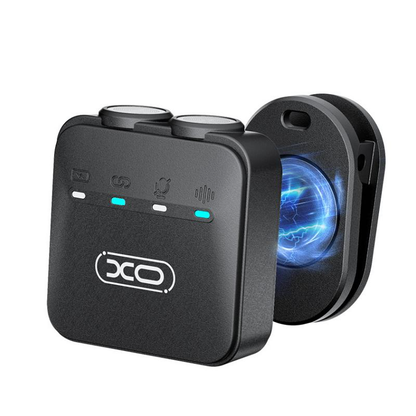 Lavaliera XO Design MC15 Dual, USB-C / Lightning, 2 kappaleen setti, Musta