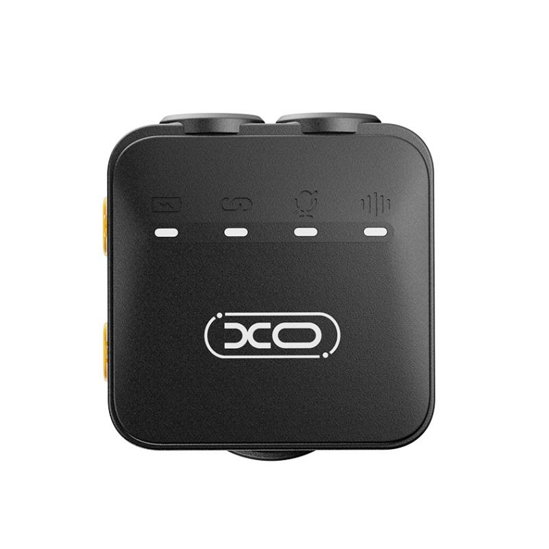Lavaliera XO Design MC15 Dual, USB-C / Lightning, 2 kappaleen setti, Musta