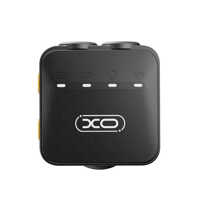 Lavaliera XO Design MC15 Dual, USB-C / Lightning, 2 kappaleen setti, Musta