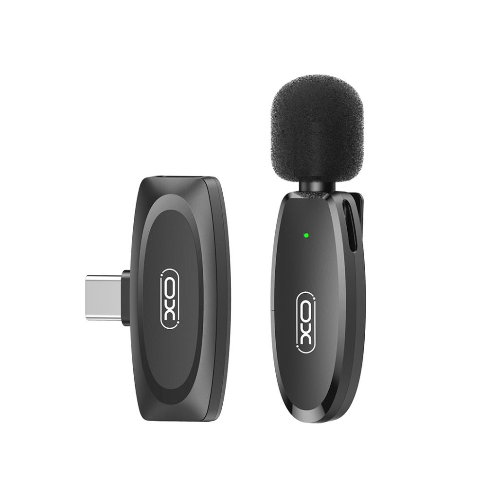 Lavalier-mikrofoni XO Design MKF08A, USB-C, Musta