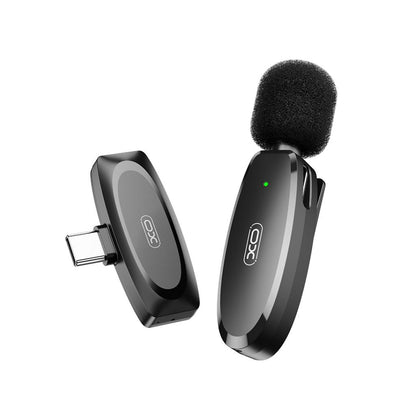 Lavalier-mikrofoni XO Design MKF08A, USB-C, Musta