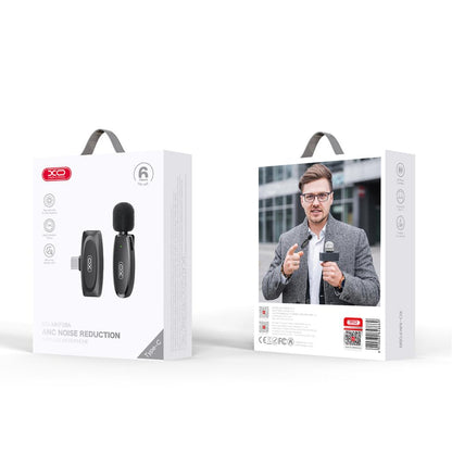 Lavalier-mikrofoni XO Design MKF08A, USB-C, Musta