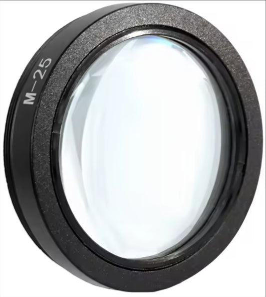 Relife M-25 mikroskoopin linssi, apu-