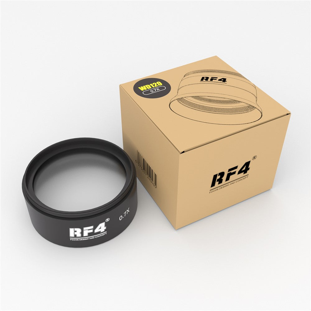 RF4 mikroskoopin linssi, 0,7x