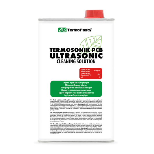 Ultraäänipuhdistusneste AG Termopasty PCB-levylle, 1l ART.AGT-200