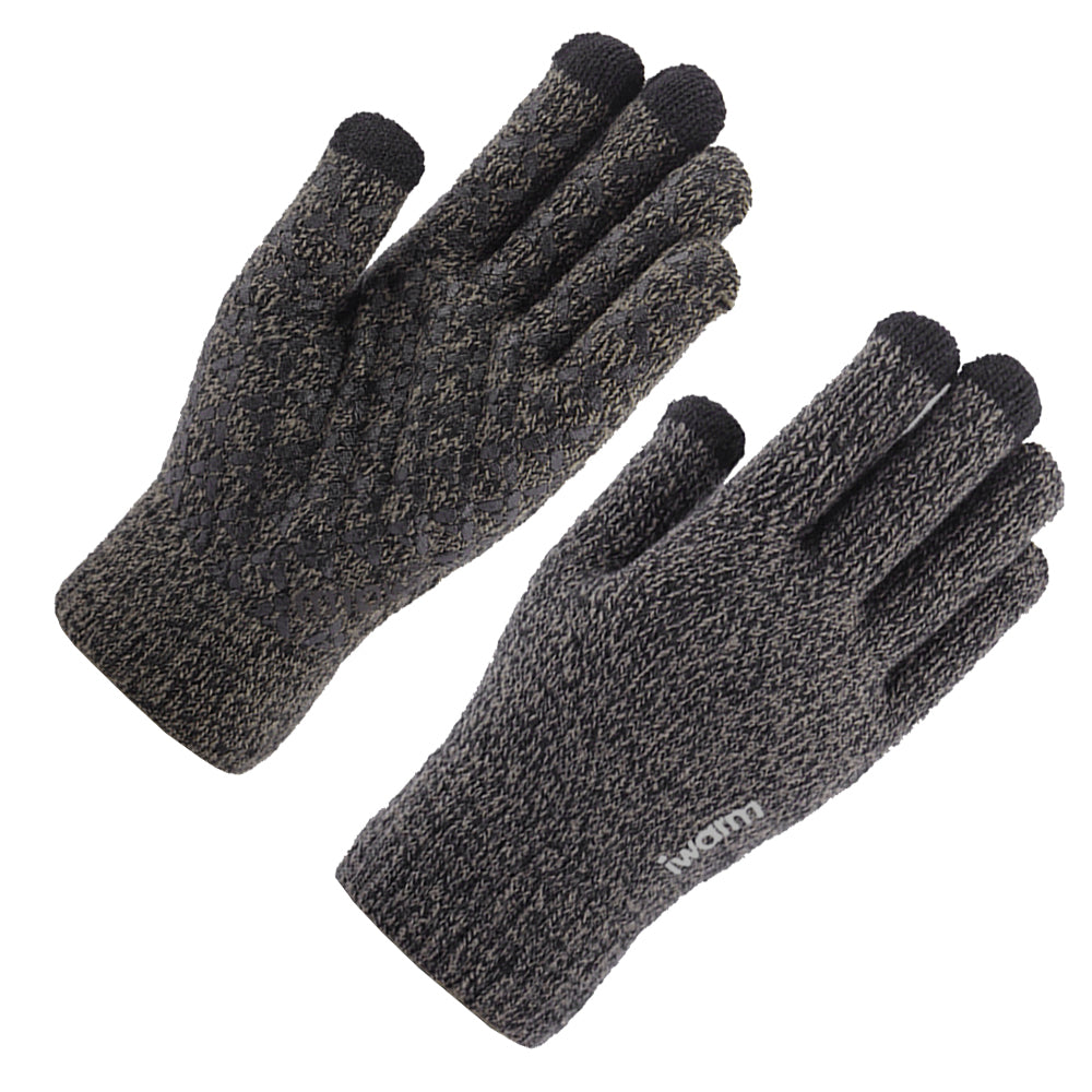 Talvikosketusnäppylät Iwarm ST0005, Koko 21cm, Harmaa