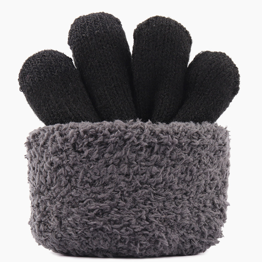 Iwarm ST0005 kosketusnäppäimelliset talvihanskat, koko 21 cm, mustat