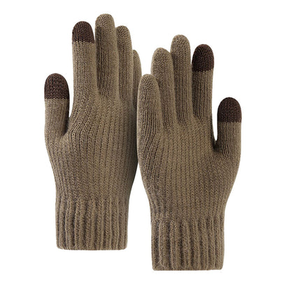 Unisex-talvihanskat Techsuit ST0012, koko 22 cm, ruskea