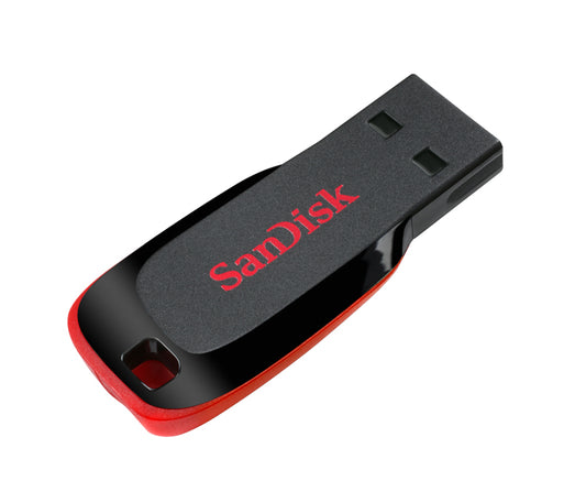 Ulkoinen USB-A-muisti SanDisk Cruzer Blade, 64Gb SDCZ50-064G-B35