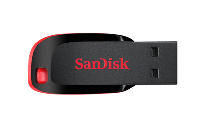 Ulkoinen USB-A-muisti SanDisk Cruzer Blade, 128Gb SDCZ50-128G-B35