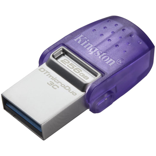 Ulkoinen muisti USB-A - USB-C Kingston microDuo 3C, 256Gb DTDUO3CG3/256GB