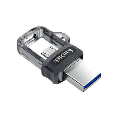 Ulkoinen muisti USB-A 3.0 / microUSB SanDisk Ultra Dual Drive, 128Gb SDDD3-128G-G46