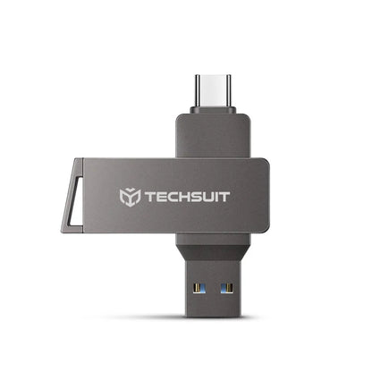 Ulkoinen muisti USB-A 3.0 / USB-C Techsuit THSM20, 256Gt