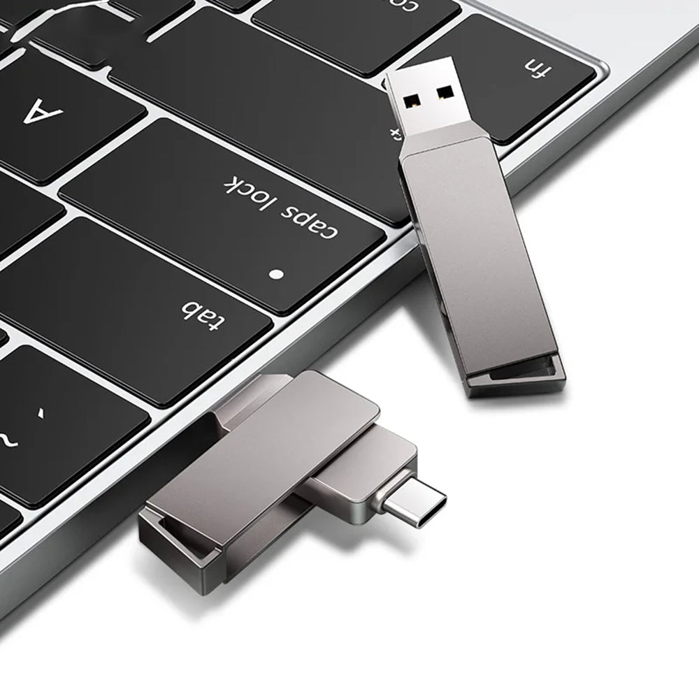 Ulkoinen muisti USB-A 3.0 / USB-C Techsuit THSM20, 256Gt