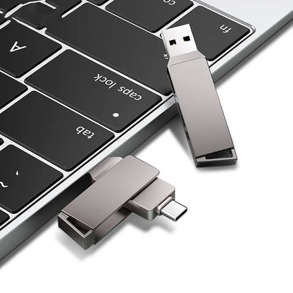 Ulkoinen muisti USB-A 3.0 / USB-C Techsuit THSM20, 256Gt