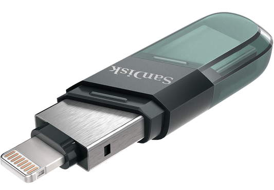 Ulkoinen muisti USB-A 3.1 / Lightning SanDisk iXpand Flip, 64Gb SDIX90N-064G-GN6NN