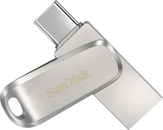 Ulkoinen muisti USB-A 3.2 / USB-C SanDisk Ultra Luxe Dual Drive, 512Gb SDDDC4-512G-G46