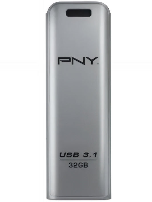 Ulkoinen muisti USB-A 3.1 PNY Elite Steel, 32Gb FD32GESTEEL31G-EF