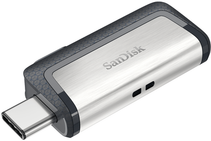 Ulkoinen muisti USB-A 3.1 / USB-C SanDisk Ultra Dual, 128Gb SDDDC2-128G-G46
