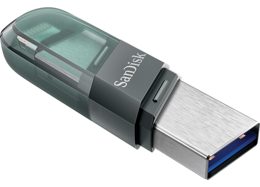 Ulkoinen muisti USB-A 3.1 / Lightning SanDisk iXpand Flip, 64Gb SDIX90N-064G-GN6NN