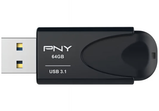 Ulkoinen muisti USB-A 3.1 PNY Attache 4, 64Gb FD64GATT431KK-EF