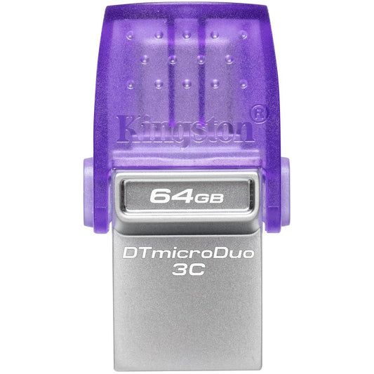 Ulkoinen muisti USB-A 3.2 / USB-C Kingston microDuo 3C, 64Gb DTDUO3CG3/64GB