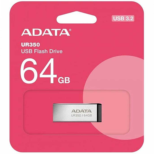 Ulkoinen muisti USB-A 3.2 Adata UR350, 64Gb UR350-64G-RSR/BK