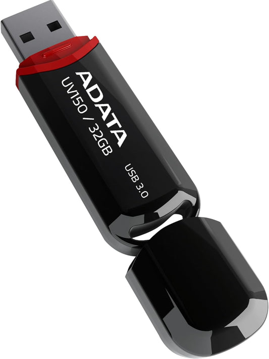Ulkoinen muisti USB-A 3.2 Adata UV150, 32Gb AUV150-32G-RBK