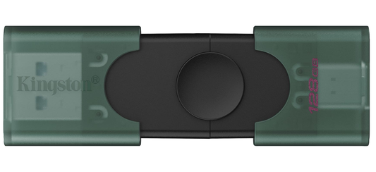 Ulkoinen muisti USB-A 3.2 / USB-C Kingston Duo, 128Gb DTDEG2/128GB