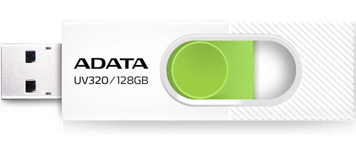 Ulkoinen muisti USB-A 3.2 Adata UV320, 128Gb AUV320-128G-RWHGN