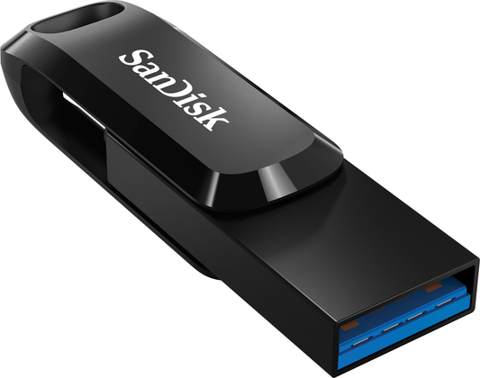 Ulkoinen muisti USB-A 3.2 / USB-C SanDisk Ultra Dual Go, 1TB SDDDC3-1T00-G46