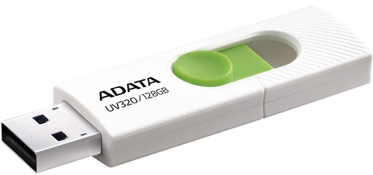 Ulkoinen muisti USB-A 3.2 Adata UV320, 128Gb AUV320-128G-RWHGN