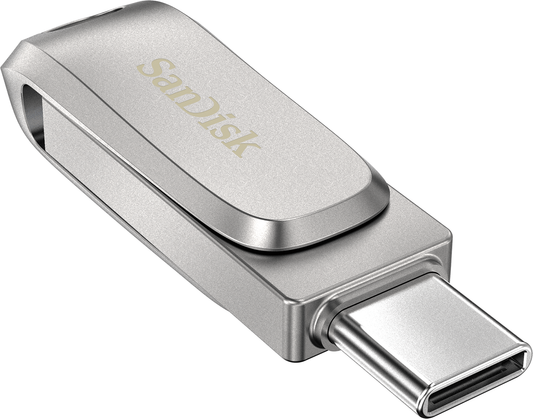 Ulkoinen muisti USB-A 3.2 / USB-C SanDisk Ultra Luxe Dual Drive, 256Gb SDDDC4-256G-G46