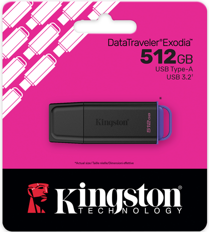 Ulkoinen muisti USB-A 3.2 Kingston DT Exodia, 512Gb DTXG2/512GB