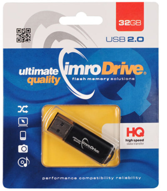 Ulkoinen muisti USB-A Imro, 32Gb
