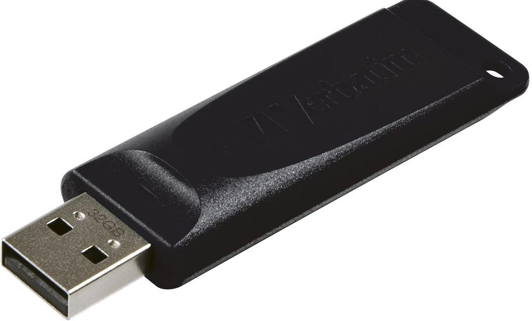 External USB-A Memory Verbatim PenDrive Slider, 32GB 98697