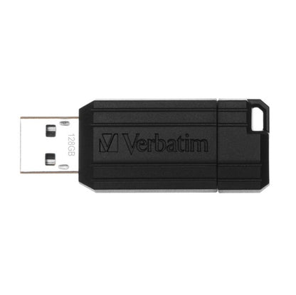 Ulkoinen muisti USB-A Verbatim PenDrive Pinstripe, 128Gb