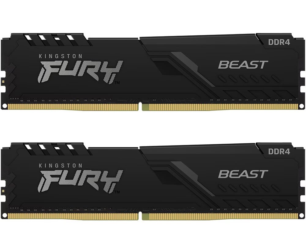 Kingston Fury Beast RAM-muisti, DDR4, 2 x 16GB, 3200MHz KF432C16BBK2/32