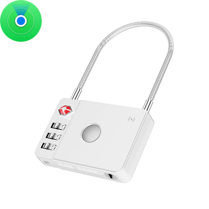 MiLi SmartTag MiLock Matkalaukku iOS-sarjalle, Valkoinen HD-P16-L