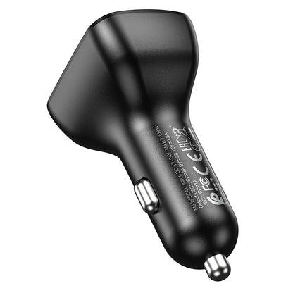 Borofone BC41 Eminency Bluetooth FM Modulator, 2 x USB-A - 1 x microSD
