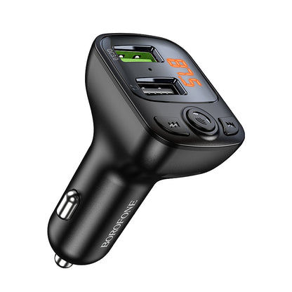Borofone BC41 Eminency Bluetooth FM Modulator, 2 x USB-A - 1 x microSD
