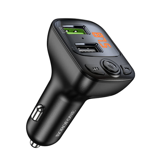 FM Bluetooth-modulaattori Borofone BC41 Eminency, 2 x USB-A - 1 x microSD