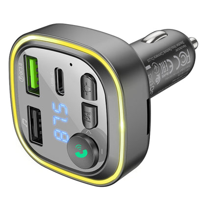 FM Bluetooth -modulaattori Borofone BC48, 2 x USB-A - 1 x USB-C