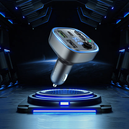 FM Bluetooth -modulaattori Borofone BC48, 2 x USB-A - 1 x USB-C